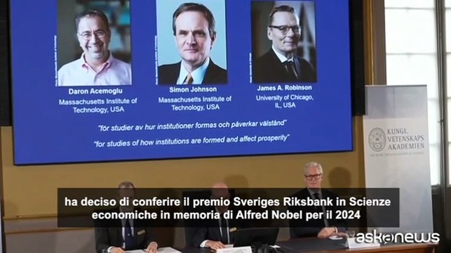 Nobel Economia 2024 agli studi su disuguaglianza di prosperità tra Paesi