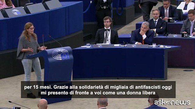 Ue, Ilaria Salis contro Orban, botta e risposta in plenaria a Strasburgo