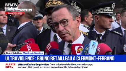 Narcotrafic: "On a atteint des sommets de barbarie", déclare Bruno Retailleau en déplacement à Clermont-Ferrand