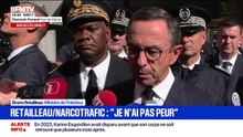 Narcotrafic: "Cette guerre, sans doute elle sera longue, mais nous allons la gagner", déclare Bruno Retailleau