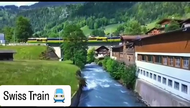 Swiss Train View #switzerland