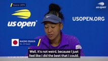 Osaka 'inspired' by US Open loss to Anisimova
