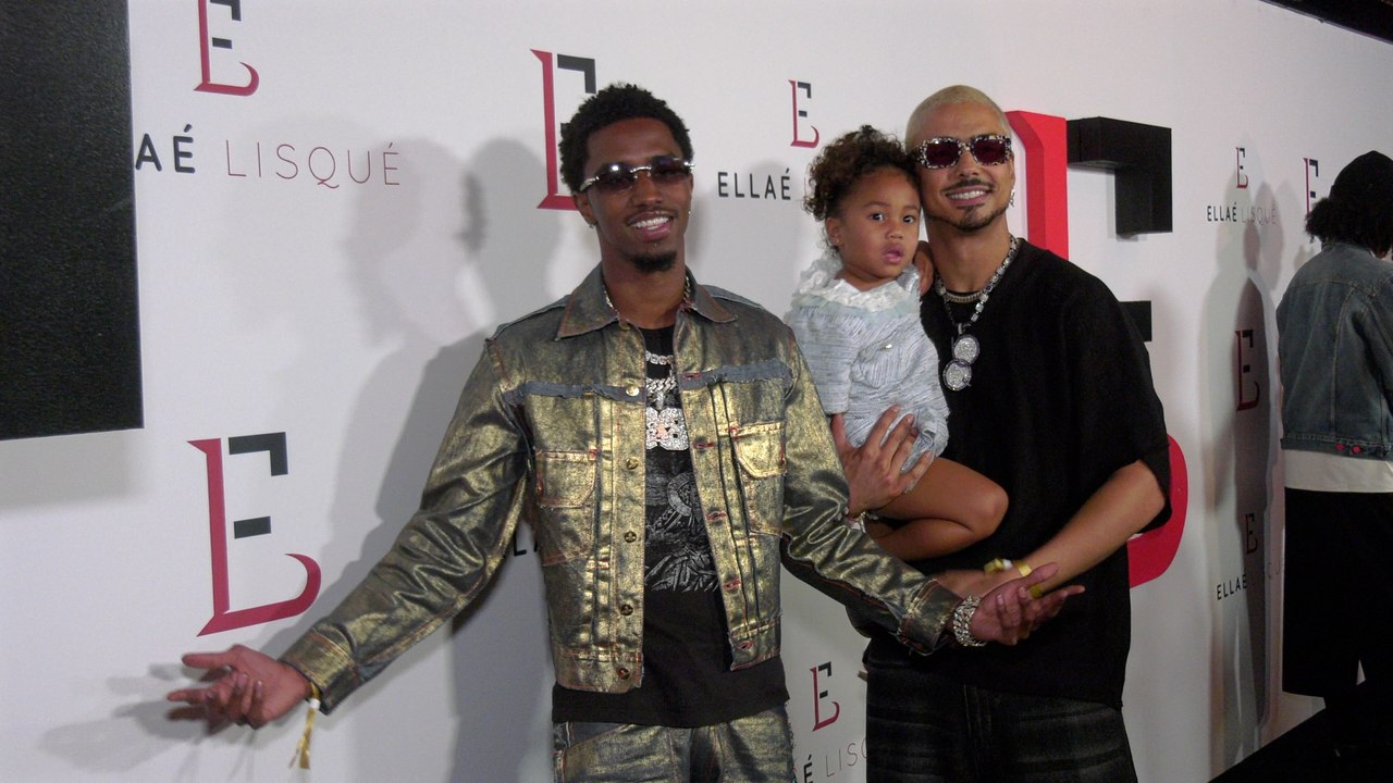 Christian Combs and Quincy Brown attend "Ellaé...