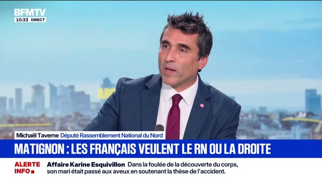 Le Rassemblement national incarne une politique de rupture , estime Michaël Taverne (RN)