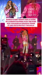 Look glitter et message fort : Mariah Carey a tenu à remercier l’ensemble de la communauté LGBTQIA+