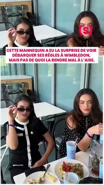 Alors qu’elle assistait au célèbre championnat so chic de Wimbledon, la mannequin Brooks Nader n’ava