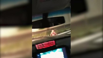 Vídeo mostra momento em que equipe da ROTAM encontra menino de 3 anos perdido na rua