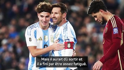 Scaloni : "L'accueil des supporters a ému Messi"