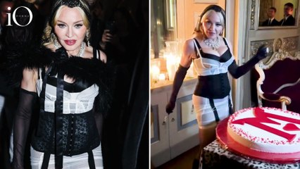 Madonna, provocazione in black&white all’after-party di Dolce&Gabbana