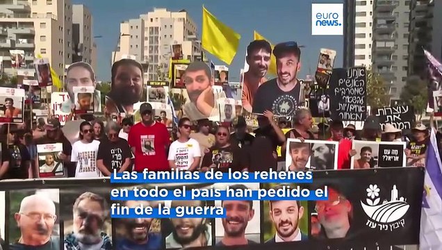Familiares de los rehenes de Hamás conmemoran 700 días del ataque en Israel