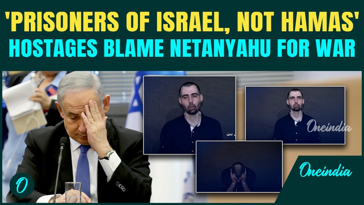VIDEO: Hamas Releases Chilling Footage Of Hostages | Israeli Hostages Blame Netanyahu For Gaza War