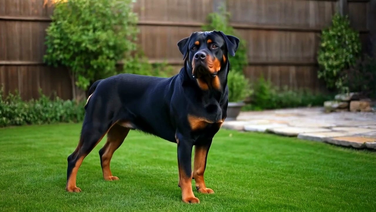 rottweiler yard quard