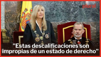 Perelló, a Sánchez: "Resultan totalmente rechazables las insistentes descalificaciones a la Justicia de los poderes públicos"