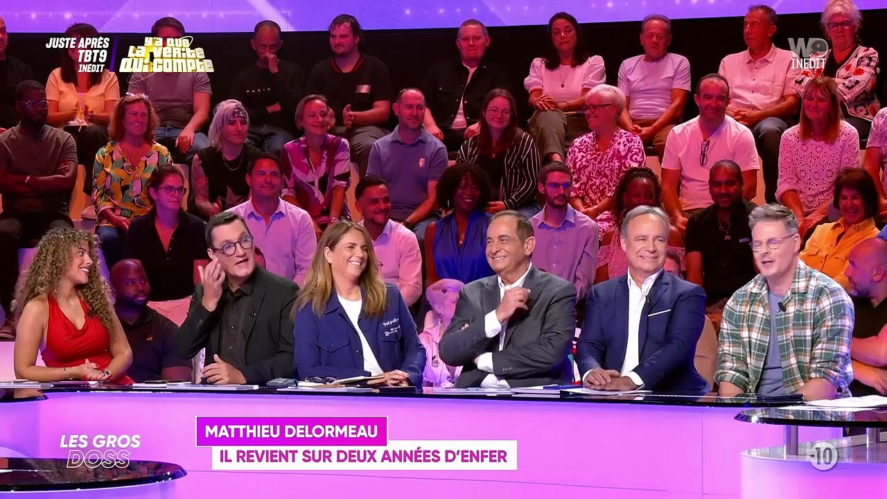 Matthieu Delormeau témoigne dans "Tout beau, tout n9uf" sur W9, jeudi 4 septembre 2025.