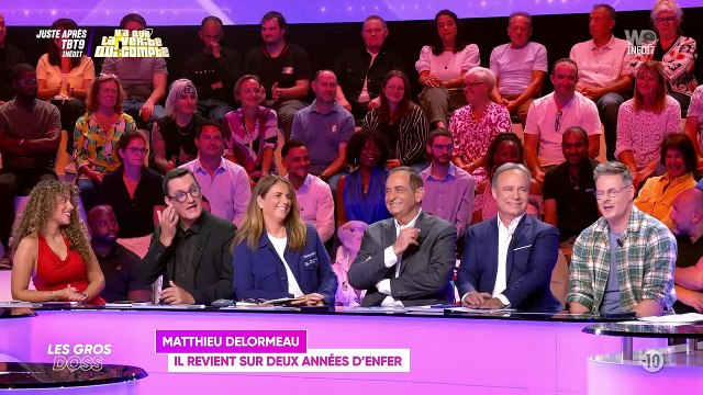Matthieu Delormeau témoigne dans Tout beau, tout n9uf sur W9, jeudi 4 septembre 2025.