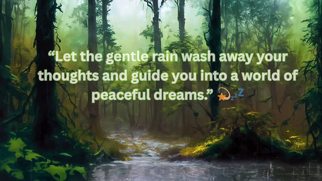 Dreamy Rainfall Sounds _ Fall Asleep Fast