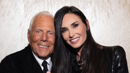 Demi Moore mourns Giorgio Armani with video tribute of sweet moment