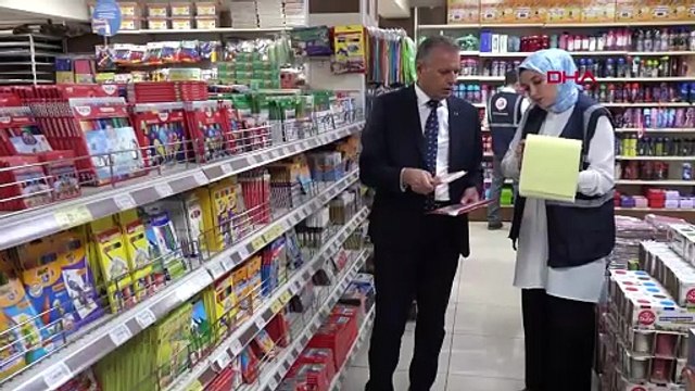 Yeni eğitim-öğretim yılı öncesi Samsun’da kırtasiye ürünleri denetimi yapıldı