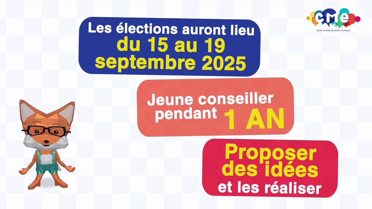 Conseil Municipal des Enfants - Dunkerque