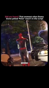 When raw emotion slips past the script, magic happens on screen 🎬❤️ #glamsham #emmastone #spiderman #behindthescenes #unscriptedmoments #marvelmoments glamsham, emma stone, spiderman, behind the scenes, unscripted moments, marvel moments