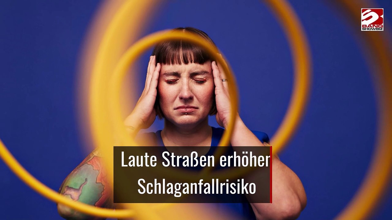 Laute Straßen erhöhen Schlaganfallrisiko