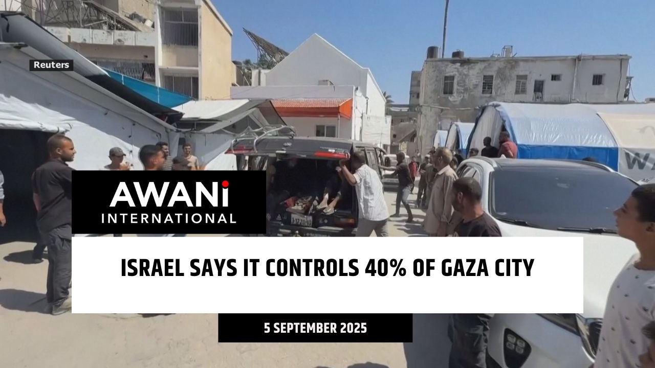 Israel says it controls 40% of Gaza city