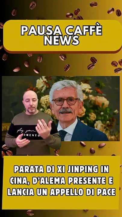 Parata di Xi Jinping in Cina, D’Alema presente e lancia un appello di pace