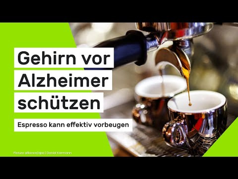 Gehirn vor Alzheimer schützen: Espresso kann gegen Demenz effektiv vorbeugen