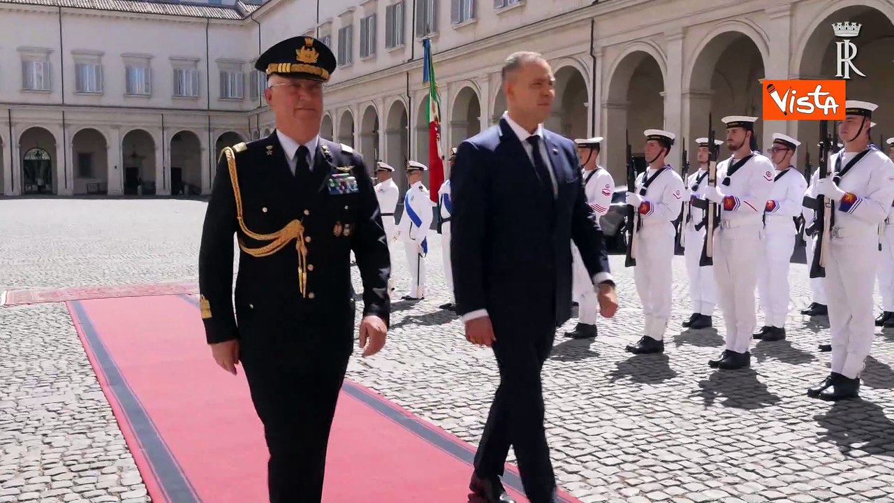 Mattarella riceve Presidente della Repubblica di Polonia Nawrocki al Quirinale