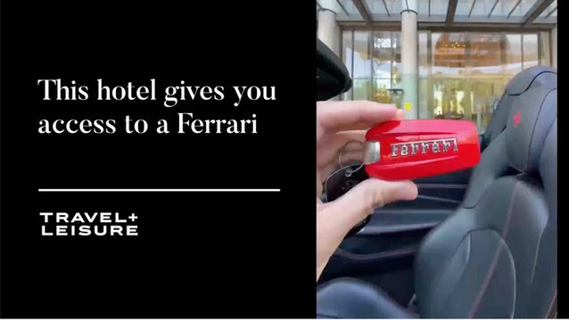 This Beverly Hills Hotel Gives You the Keys To Drive a Ferrari