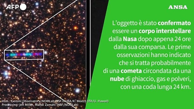 ANSA VERIFIED - 3I/Atlas, l'intruso del Sistema solare, e' davvero una cometa?