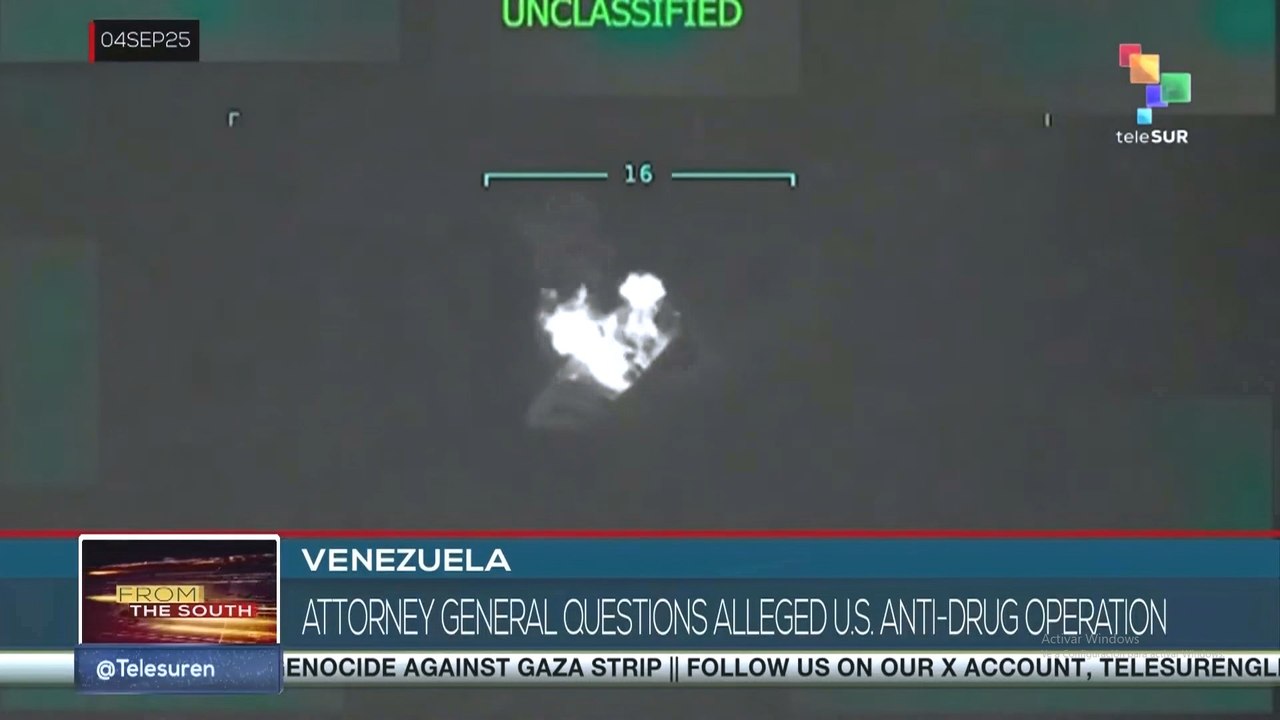 Venezuela: Attorney General questions alleged U.S. anti-drug operation