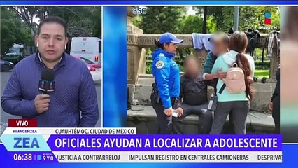 Menor de edad se escapa de su casa para no ir a la escuela