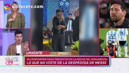 Aseguran que Sabrina Rojas fue a ver la Selección por Nico González