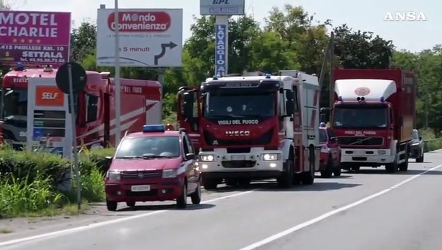 Fiammata a un distributore di gpl nel Milanese, feriti due lavoratori