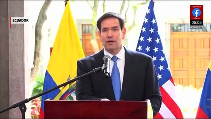 Marco Rubio arremete a Nicolás Maduro y lo tilda de narcoterrorista
