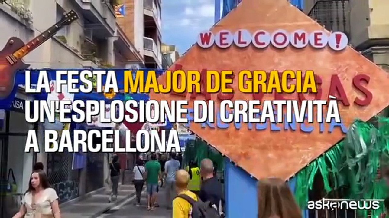 Concerti, musica e giochi di tradizione catalana: Barcellona celebra la "Festa Major de Gràcia"