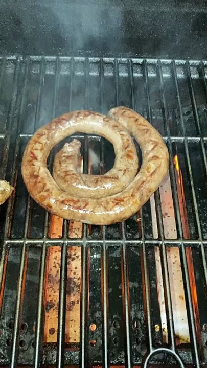 Grilling sausage #france #africa #europe #foryou #meat #lifestyle