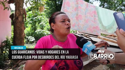 Los Guaricanos Vidas y hogares en la cuerda floja por desbordes del río Yaguasa
