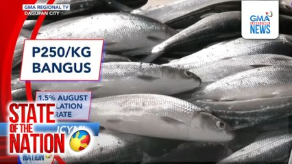 In Case You Missed It - P250/KG bangus at 1.5% August Inflation Rate | SONA