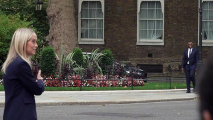 David Lammy arrives at 10 Downing Street