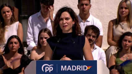 Ayuso compara el boicot que sufre La Vuelta con los atentados de las Olimpiadas de Múnich