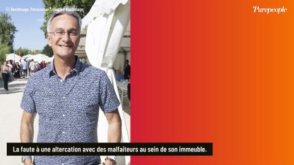 Cet animateur a été pris en charge par les médecins après s'être retrouvé face à des voleurs dans son immeuble