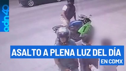 Asalto armado en la colonia Del Valle. Víctimas acorraladas y ladrones huyen en moto