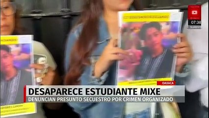 Desaparece estudiante mixe en Oaxaca; acusan secuestro con complicidad policial