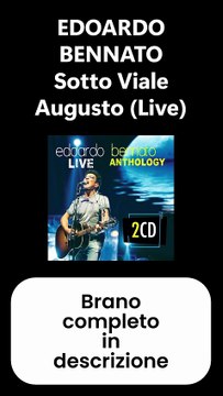 Edoardo Bennato - Sotto Viale Augusto (Live)