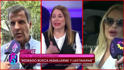 Luciana Salazar quebró en llanto al salir a la luz la enfermedad que le escondió Martín Redrado