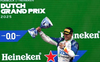 Isack Hadjar sur le Podium au GP des Pays-Bas 2025 🏆