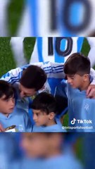 Messi Cries Exposivly after fan passes during pitch invasion (not clickbait) credit to tnt sports