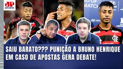 "SE FOI POUCO??? Cara, essa PUNIÇÃO ao Bruno Henrique pra mim..." SUSPENSÃO de 12 JOGOS no Flamengo!